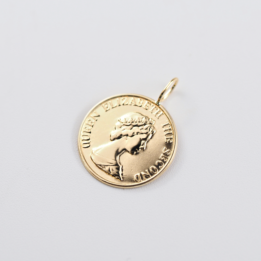 MITURE ミチュール K18 medal メダル ペンダント 正面写真|山梨県甲府市のジュエリーブランド