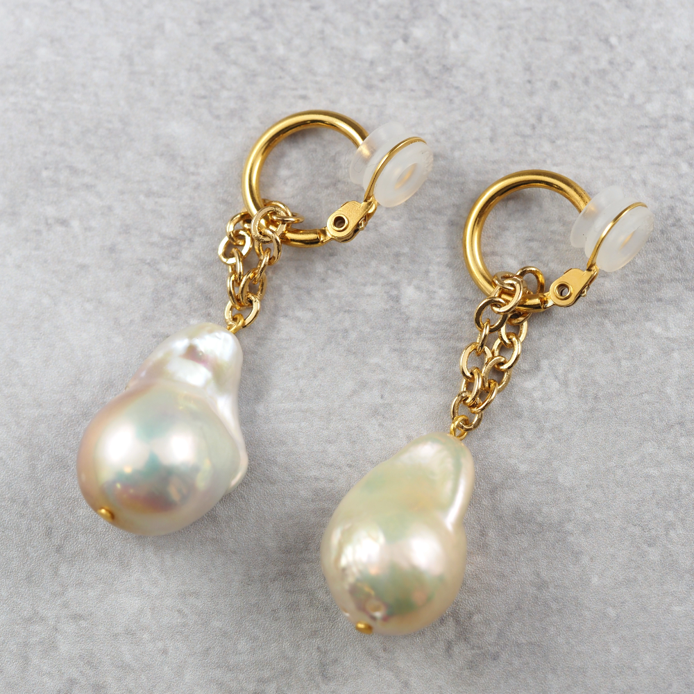 SV925 Baroque pearl/バロックパール S イヤリング