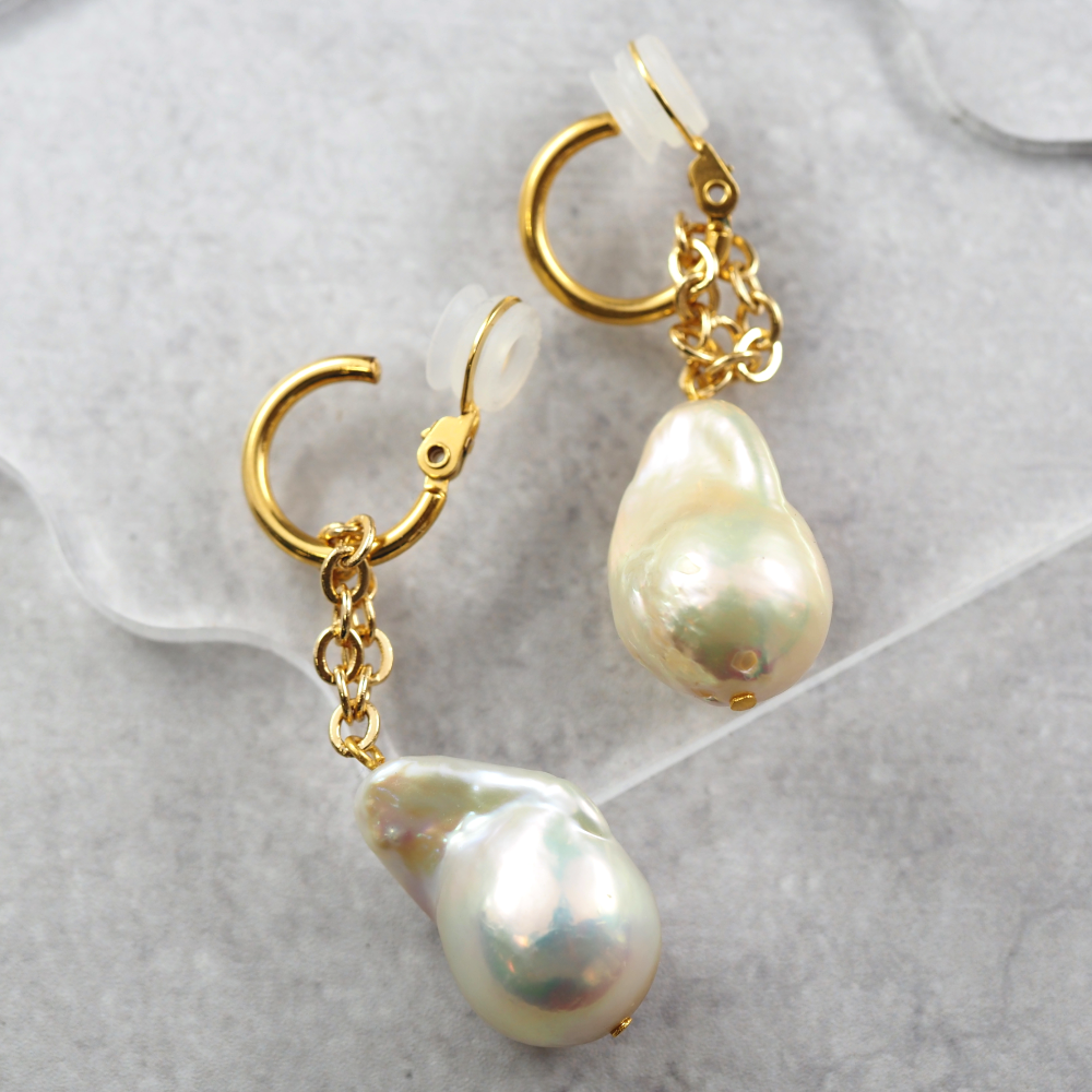SV925 Baroque pearl/バロックパール S イヤリング
