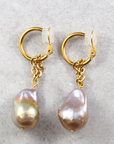 SV925 Baroque pearl/バロックパール M イヤリング