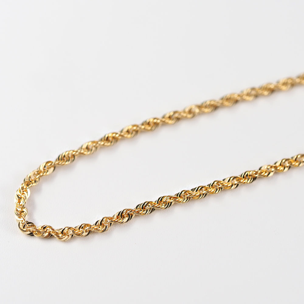 ☆蓮☆ページ 【新品】K18YG シャイニーロープチェーン ブレスレット✨ K18 shiny rope/シャイニーロープ ブレスレッ｜山梨県甲府市の