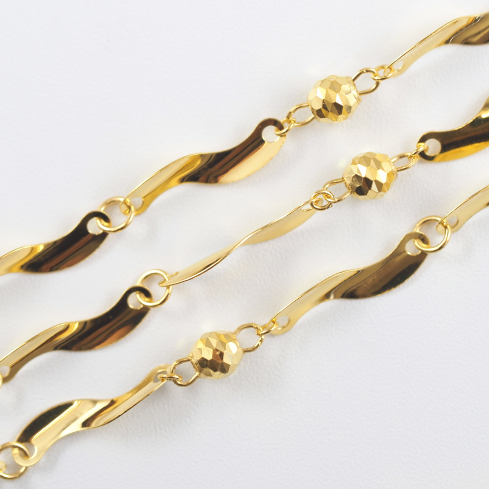K24 pure gold Twist/ピュアゴールド ツイスト ネックレス|山梨県甲府市のジュエリーブランド|おすすめ|工房
