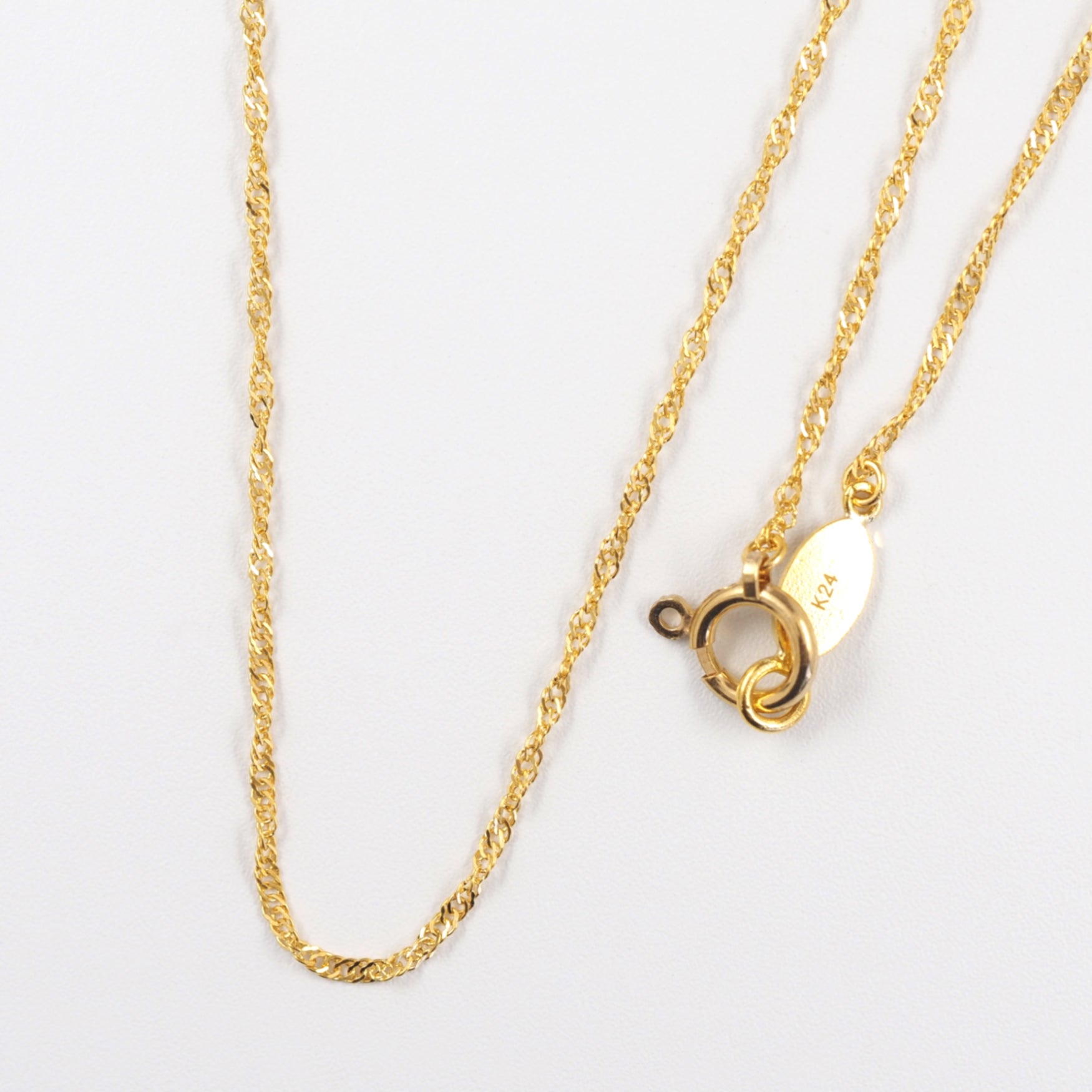 k24 純金　ネックレス K24 pure gold/ピュアゴールド ネックレス｜山梨県甲府市のジュエリー