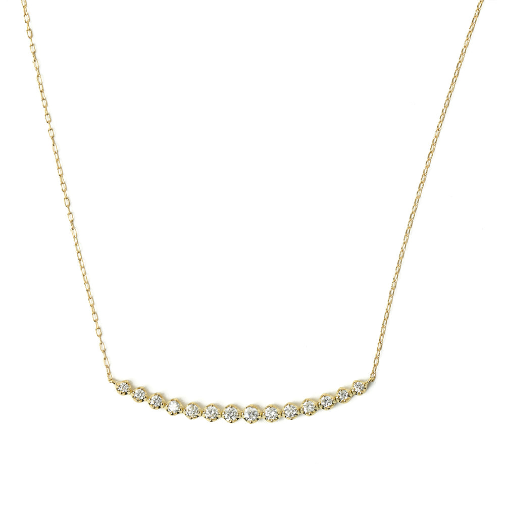 K18 LINE/Line Diamond Necklace | Jewelry Brand in Kofu City