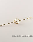 山梨県甲府市で製作されたMITUREピアス|毎日に寄り添う、上品でナチュラルな輝き
