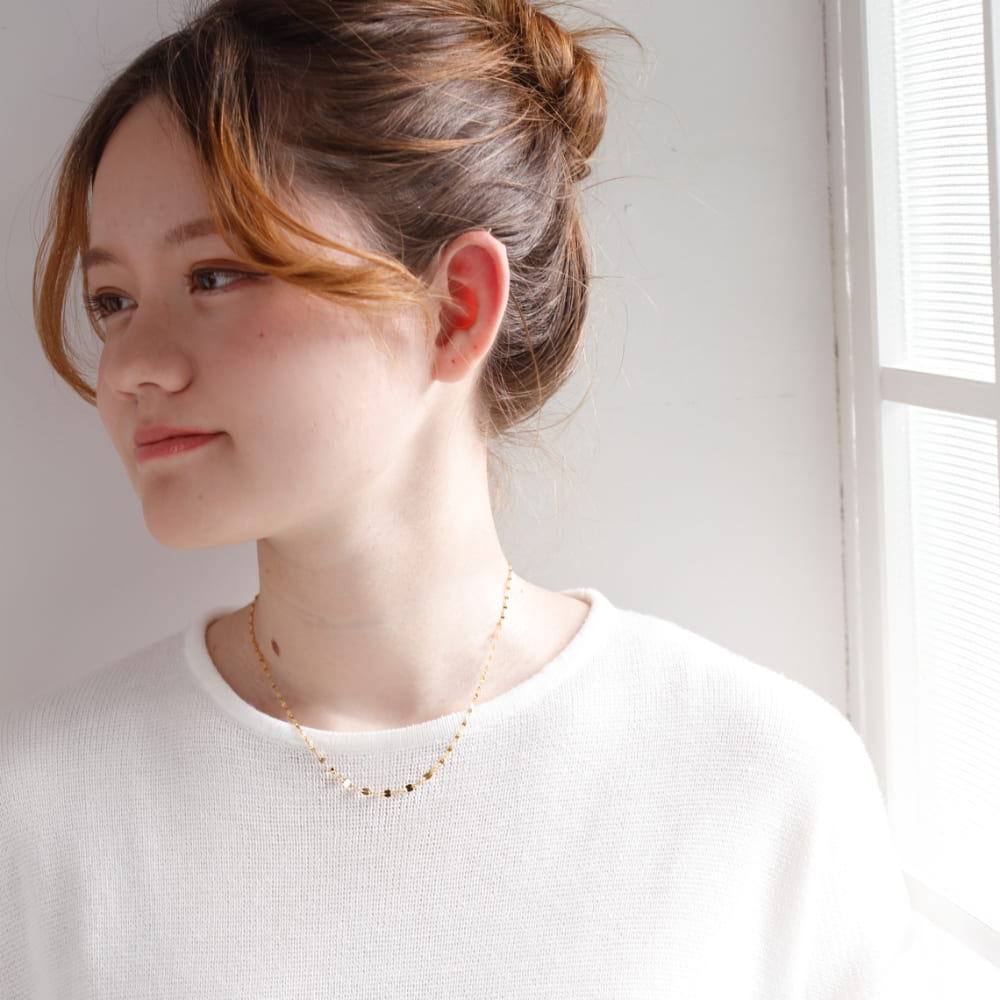 K24 pure gold/ピュアゴールド グラデーション ネックレス｜山梨県甲府