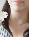 K18 ネックレス コーディネート例|胸元に上品な輝きを添える華やかジュエリー