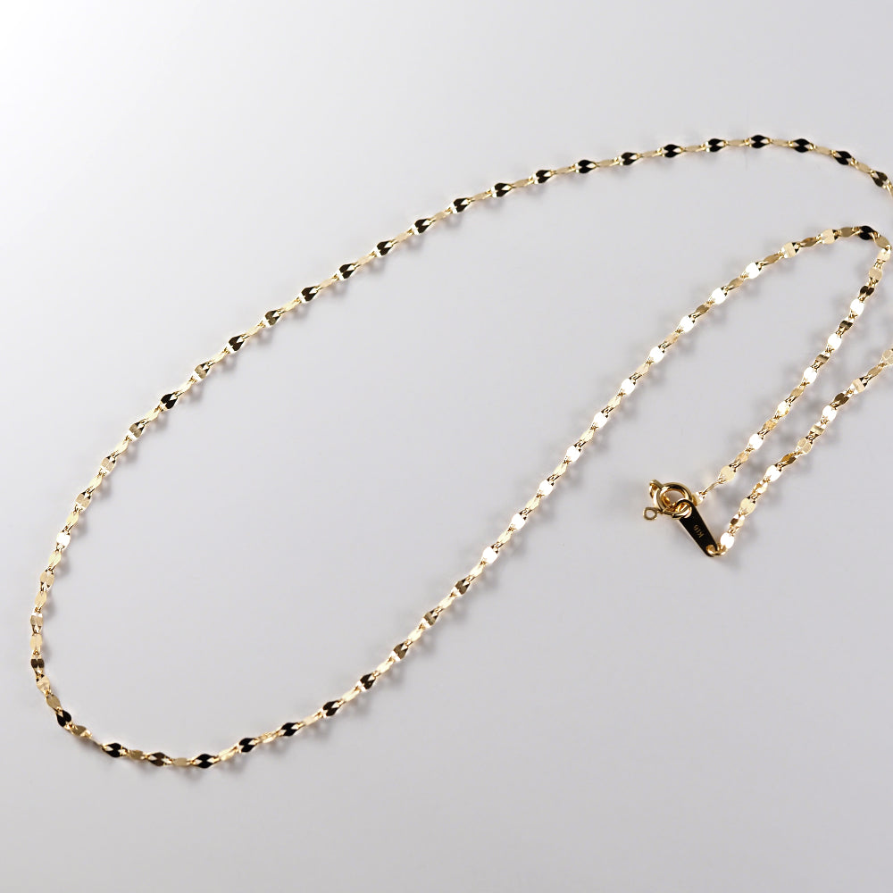 MITURE ミチュール K18 ネックレス|上質な18金がキラキラと輝く、太めのチェーンデザイン