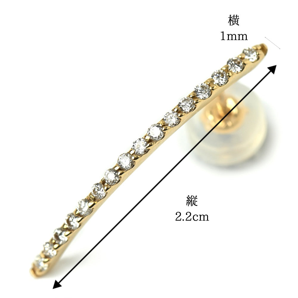 MITURE ダイヤモンドピアス|合計0.2ct、32粒の天然ダイヤモンドが煌めくデザイン
