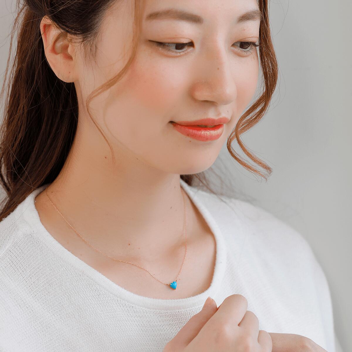 K18   ターコイズ ネックレス K18 Turquoise/ターコイズ ネックレス｜山梨県甲府市の