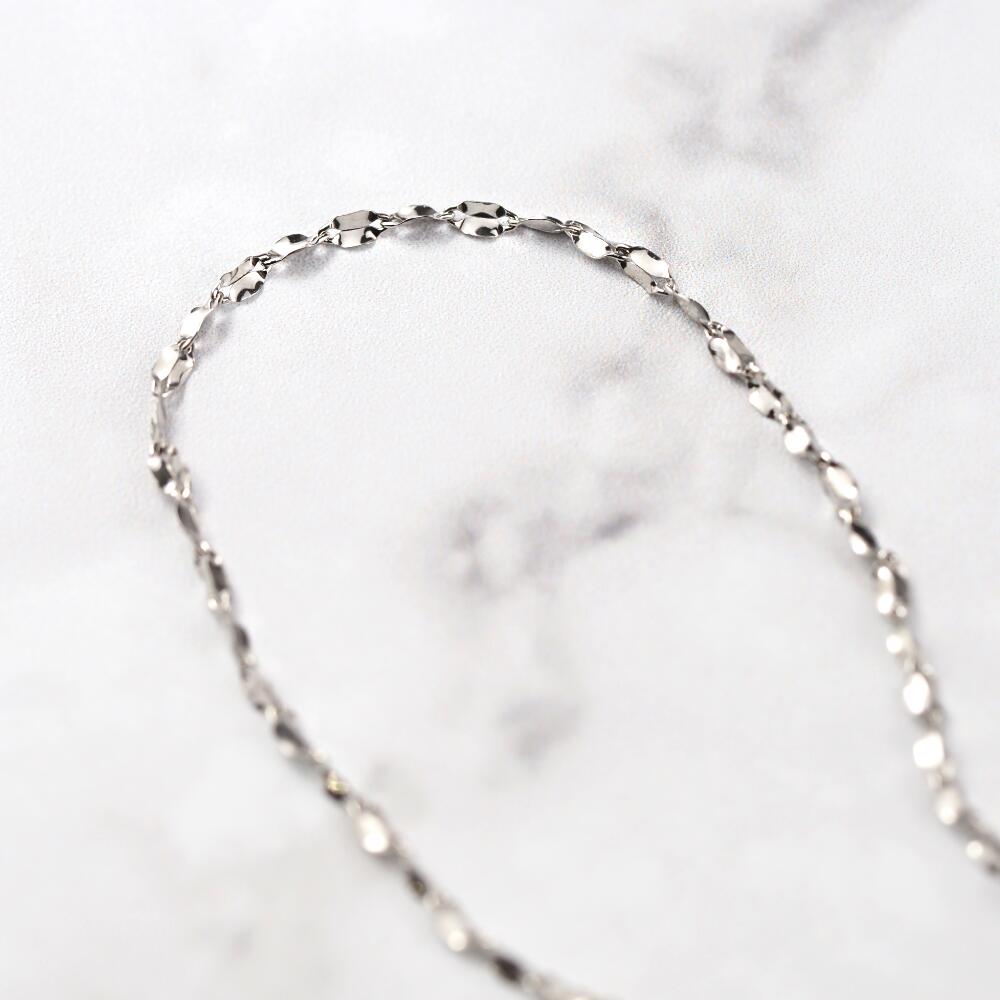 MITURE ミチュール PT999 ami アミ ブレスレット 正面写真｜山梨県甲府市のジュエリーブランドが贈る、純プラチナ素材のペタルチェーンブレスレット