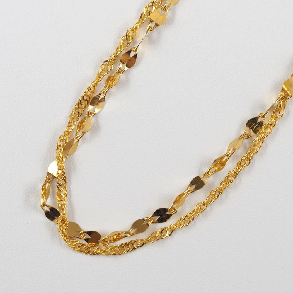 ほぼ100％の純金含有率を誇り、変色しにくく永く輝きを保つMITUREの純金ブレスレット。山梨県甲府市で製作。