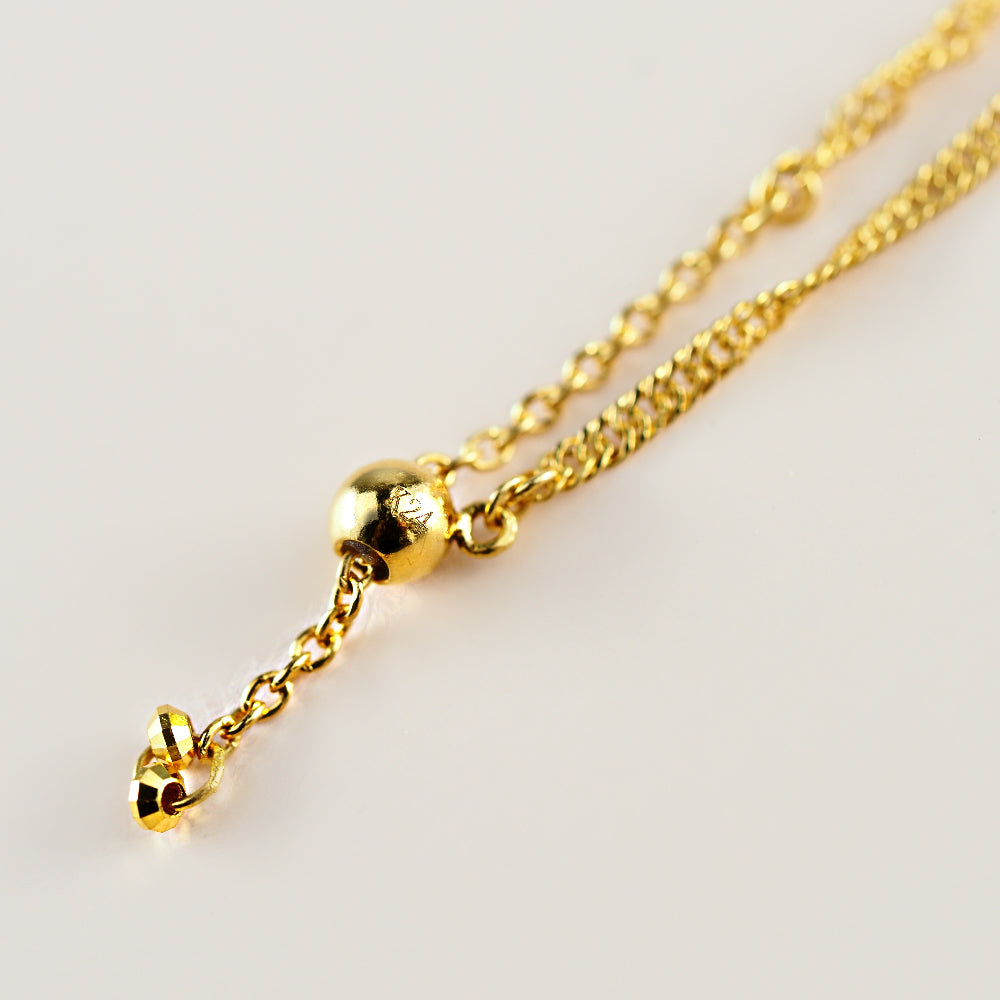 ゴールド チェーン ネックレス 喜平 幅約2.8mm 50cm シルバー