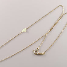 Load image into Gallery viewer, K10 cross and heart chain necklace
