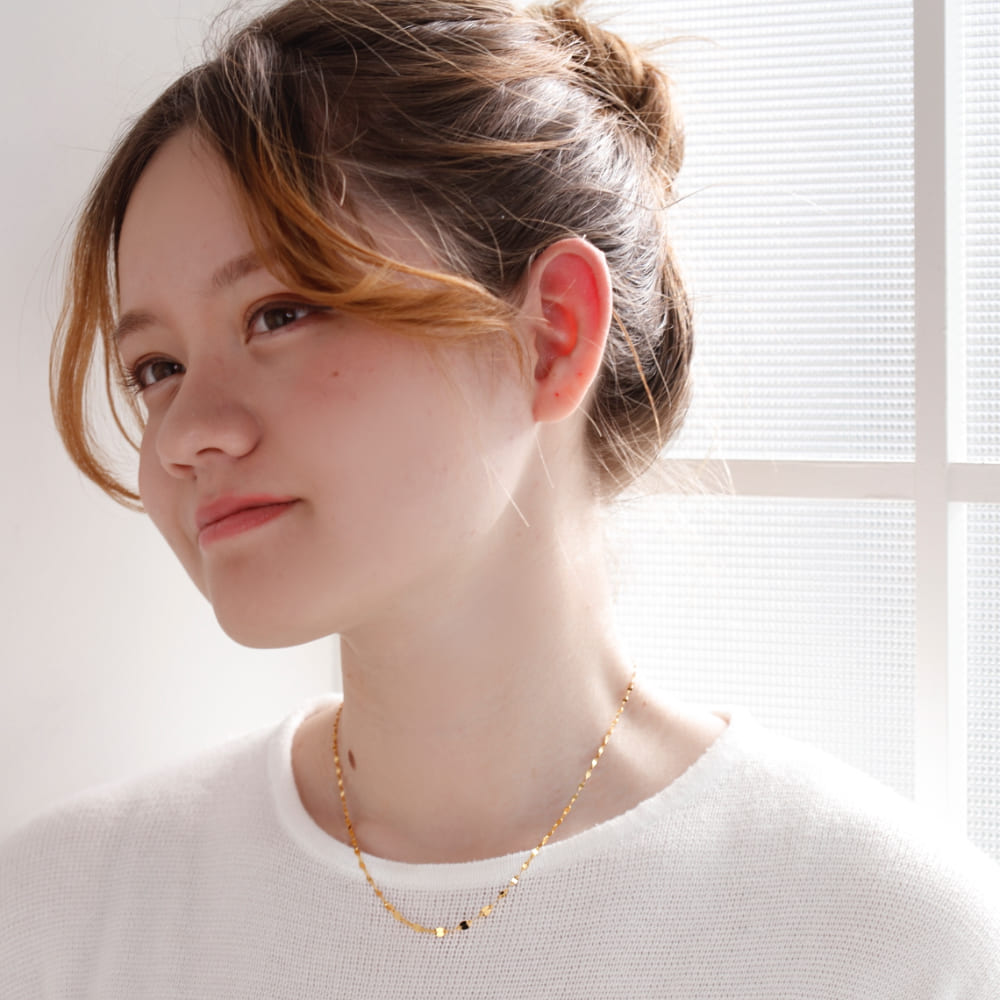 K24 pure gold/ピュアゴールド グラデーション ネックレス｜山梨県甲府