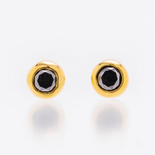 將圖片載入圖庫檢視器 K18 ブラックダイヤモンド ピアス
