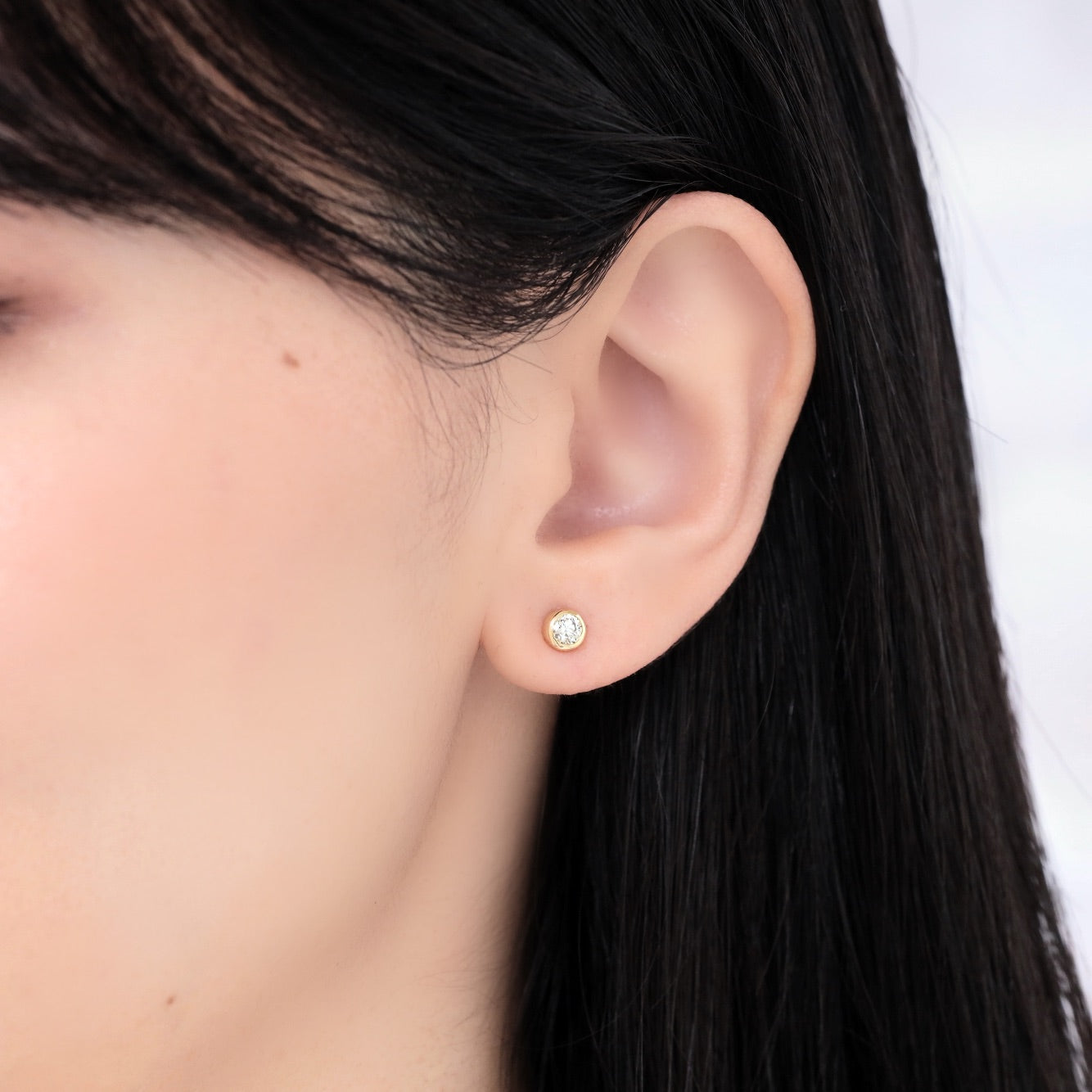 K18 Sirius/Sirius Diamond 0.4ct earrings