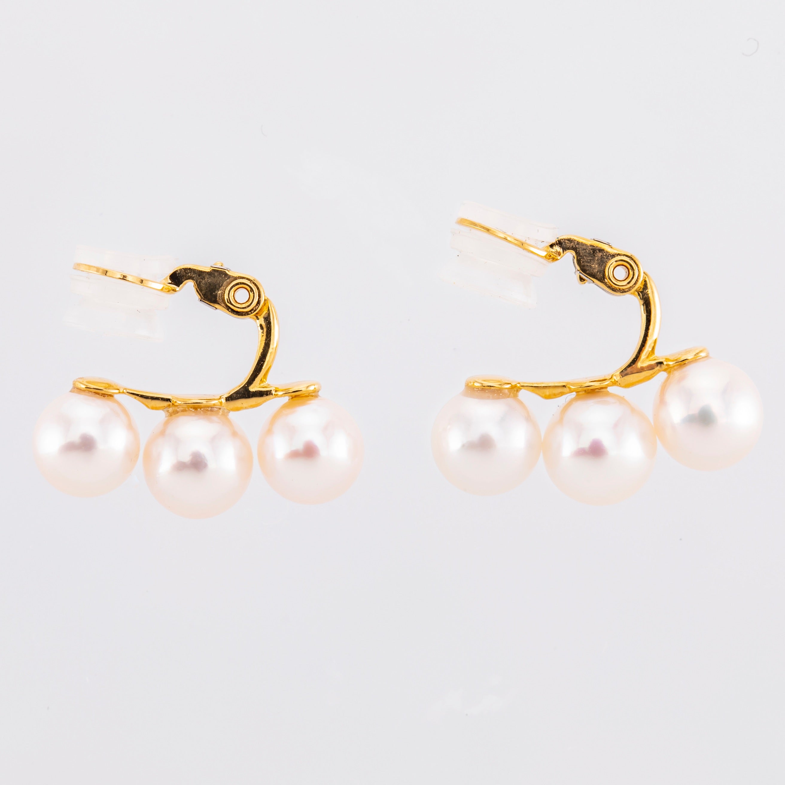 K18 perle/珍珠耳環
