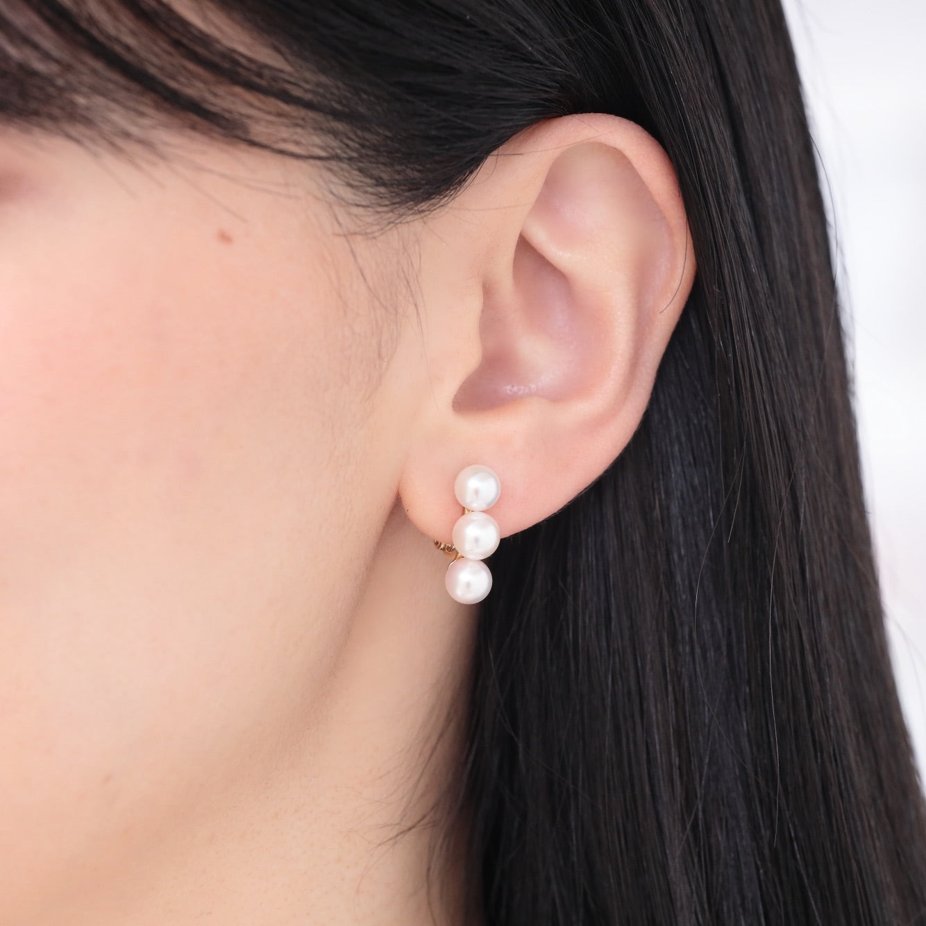 K18 perle/珍珠耳環