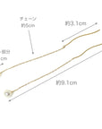 K18 WAVE/Wave Akoya Pearl Earrings